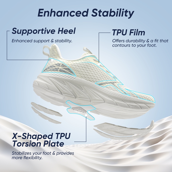 [AllSwifit 1.0] Women's Mesh Lifestyle Sneakers - ALL WHITE - 5